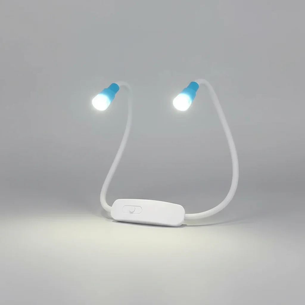 Rechargeable Hands-Free LED Neck Lamp for Reading & More