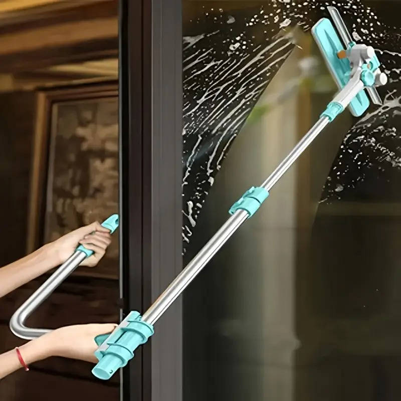 Extendable Window Cleaner with Ergonomic Grip