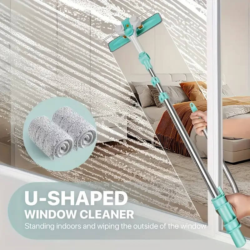 Extendable Window Cleaner with Ergonomic Grip