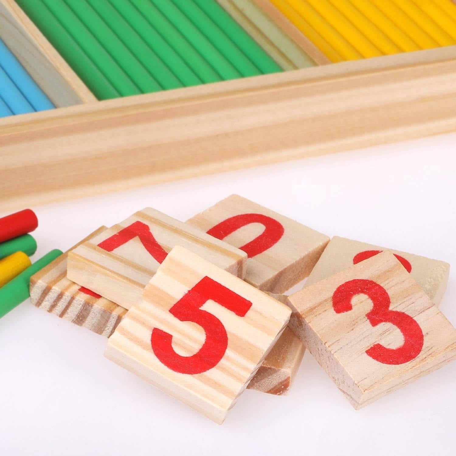 Educational Toy Set with Counting Sticks