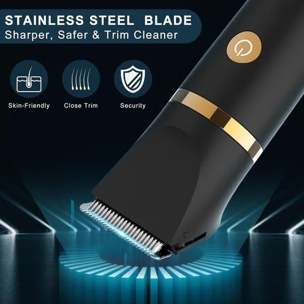 TrimMaster 3-in-1 Waterproof Grooming Tool for Men