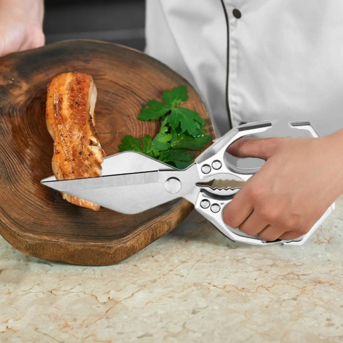 Multi-Purpose Kitchen Scissors for Food Preparation