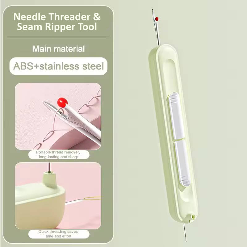 Effortless Needle Threading & Seam Cutting Tool