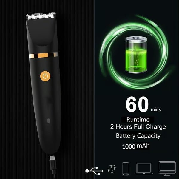 TrimMaster 3-in-1 Waterproof Grooming Tool for Men