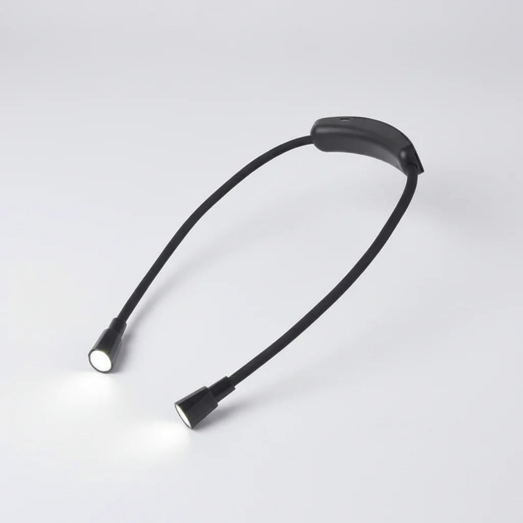 Rechargeable Hands-Free LED Neck Lamp for Reading & More