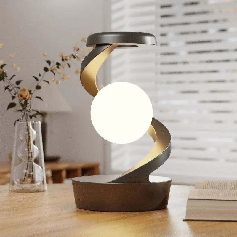 Wireless Charging Moon Lamp with Gesture Control – Floating Design