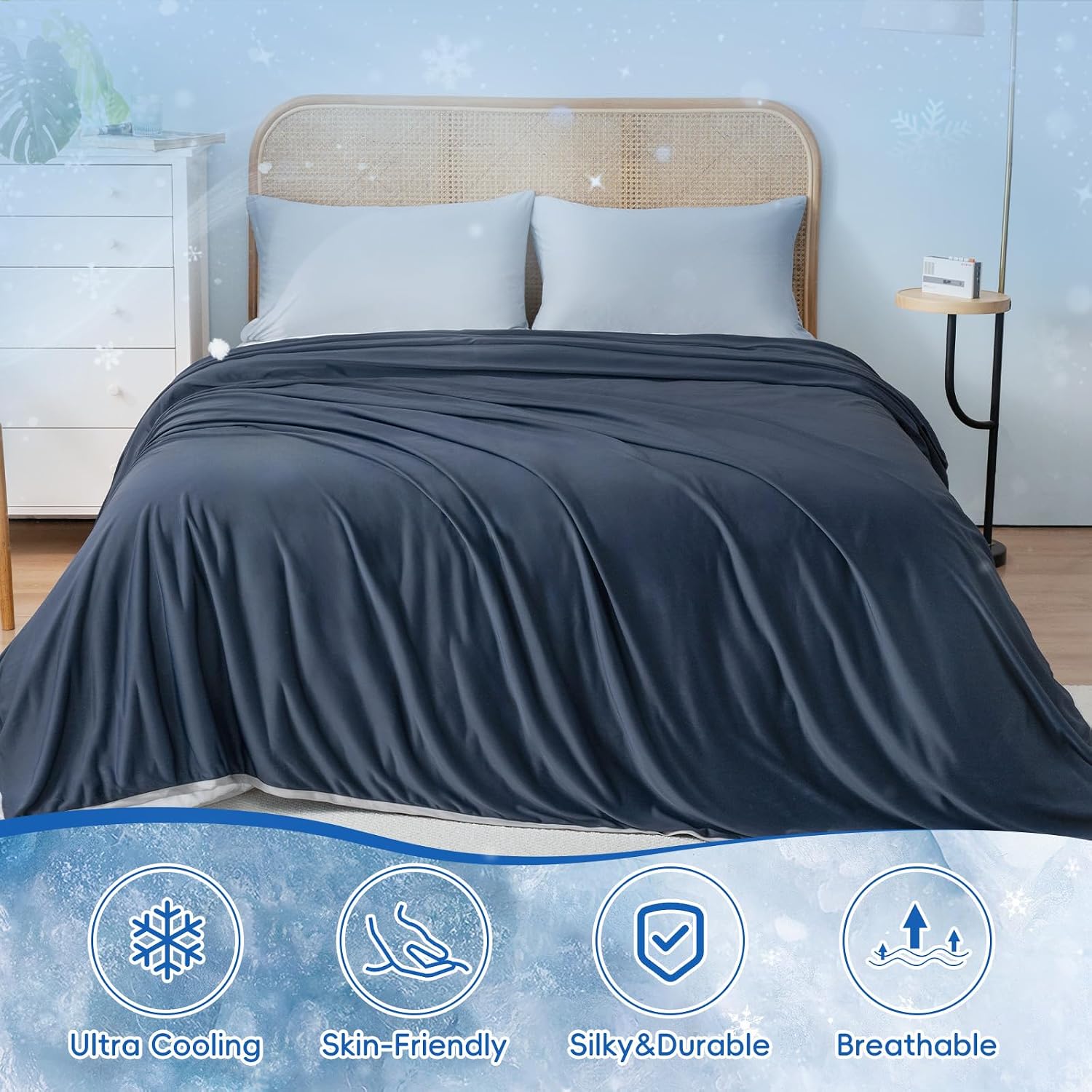 Cooling Blanket with Arc-Chill Technology - Lightweight for Hot Sleepers