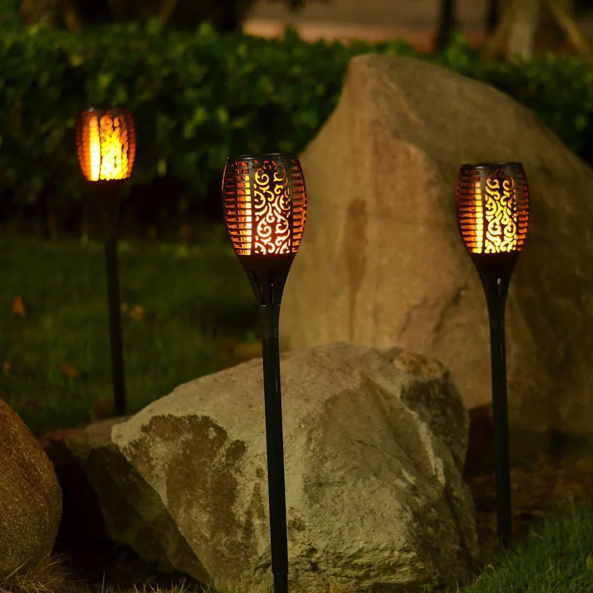 Taavita Outdoor Solar Torch Light