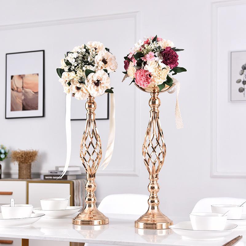 2-Piece Taavita Metal Candle Holder Stand Table Centerpiece Pillar Candlestick