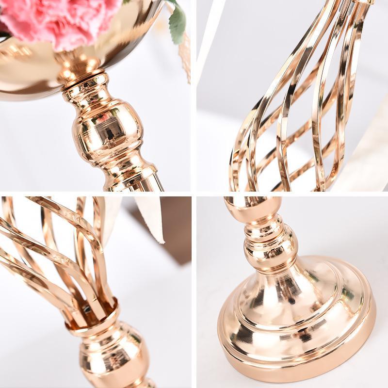 2-Piece Taavita Metal Candle Holder Stand Table Centerpiece Pillar Candlestick