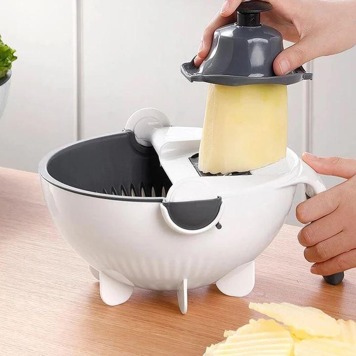 Multi-Function Vegetable Slicer and Chopper - 7 Tools in 1