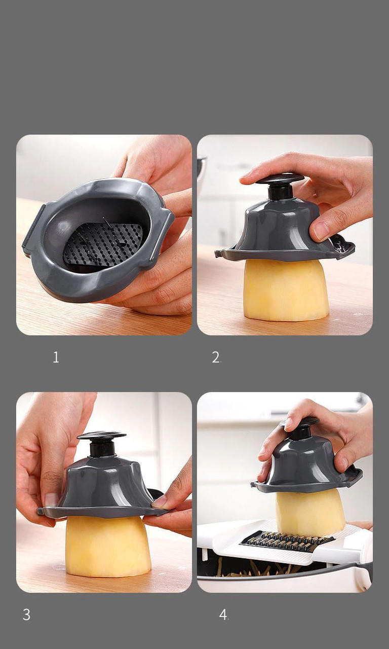 Multi-Function Vegetable Slicer and Chopper - 7 Tools in 1