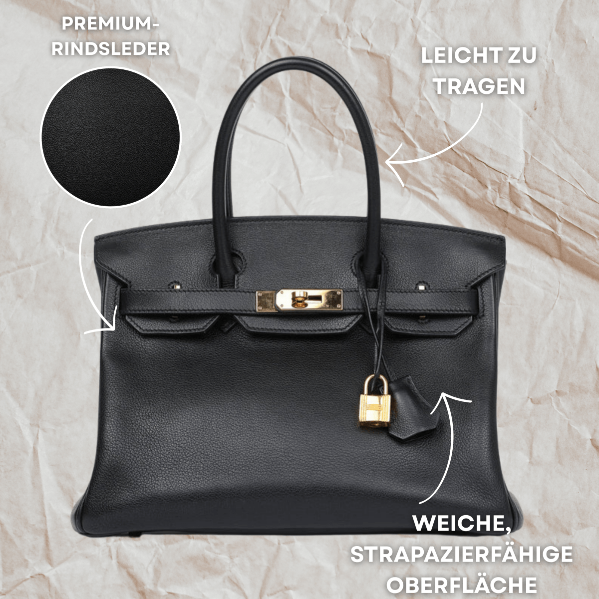 Timeless Elegance Cowhide Handbag for Every Occasion