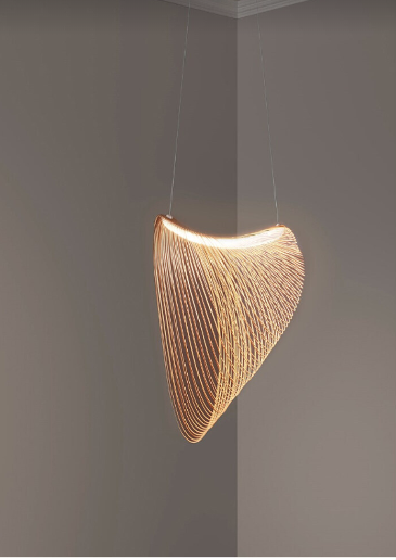 Rustic Charm Birch Wooden Pendant Light Fixture