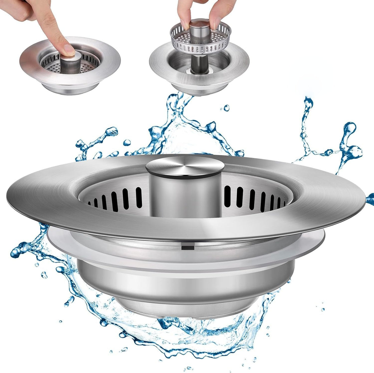 Ultimate Kitchen Sink Strainer & Stopper Solution