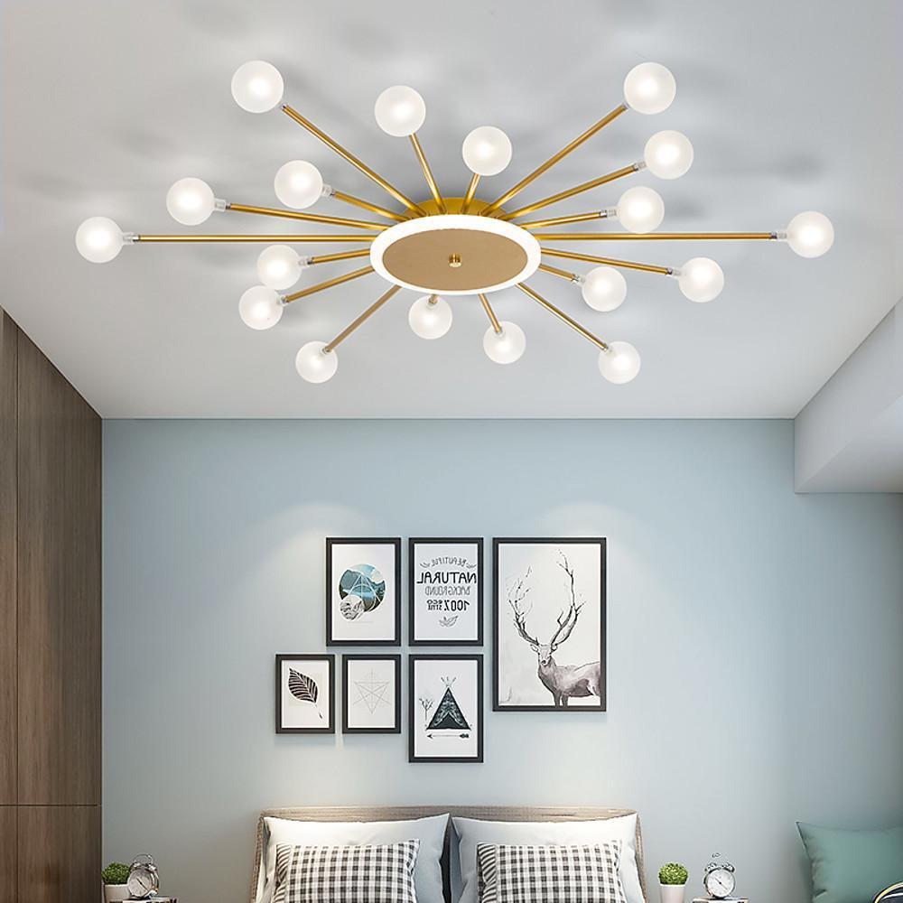 24 Light LED Taavita Glass Metal Hanging Pendant Ceiling Lights