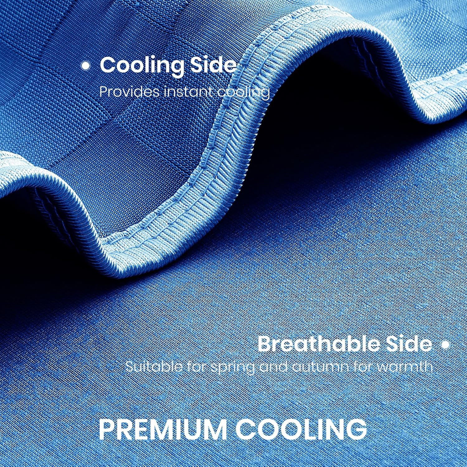 Cooling Blanket with Arc-Chill Fabric Technology for Hot Sleepers - Soft & Lightweight