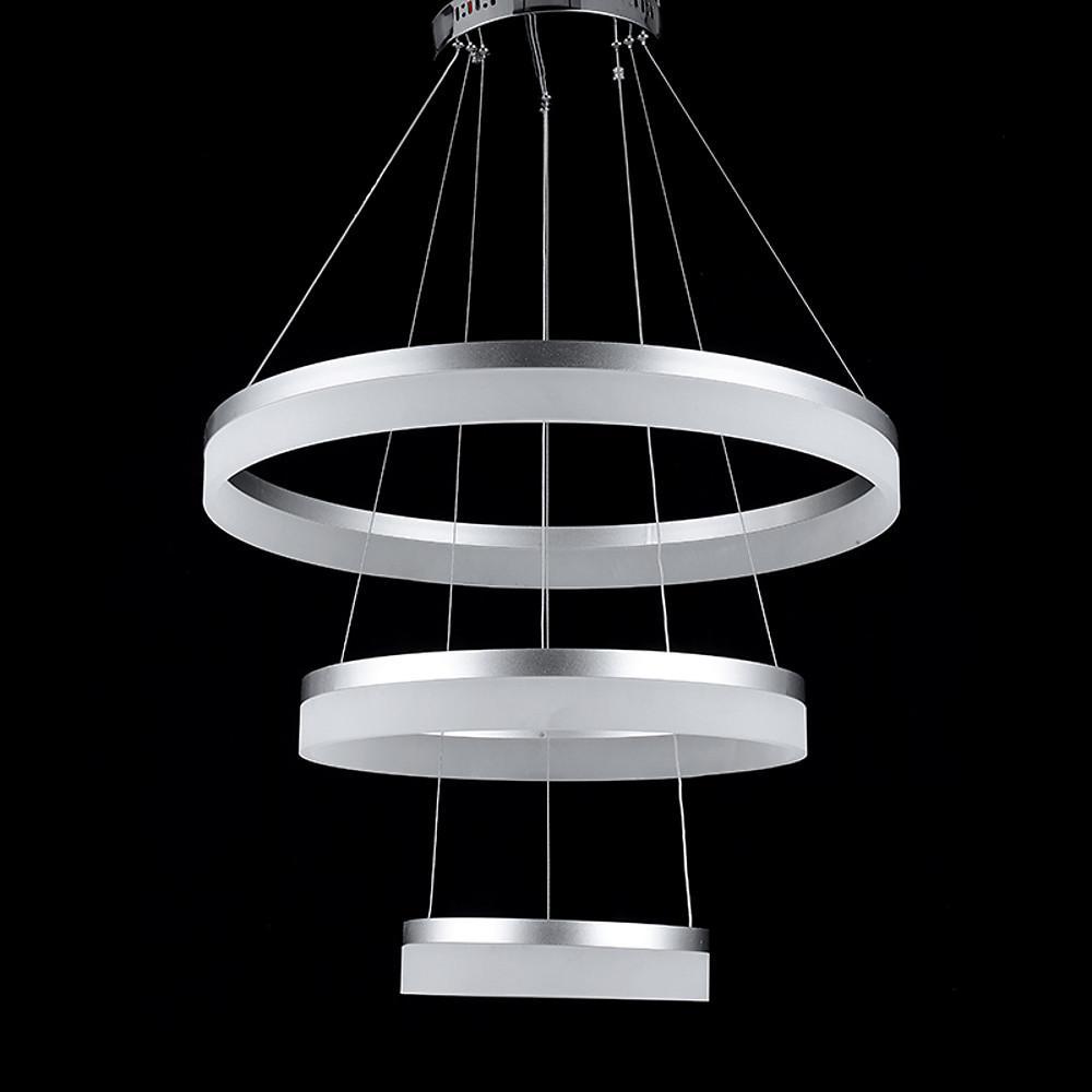 24'' LED 1-Light Vintage Tiffany Country Traditional Classic Modern Contemporary Island Rustic Lodge Metal Acrylic Circle Circle Design