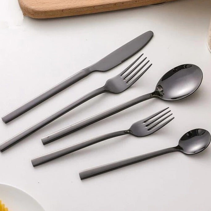 Salvenis — Stainless Steel Cutlery Set with Sleek Comfortable Design