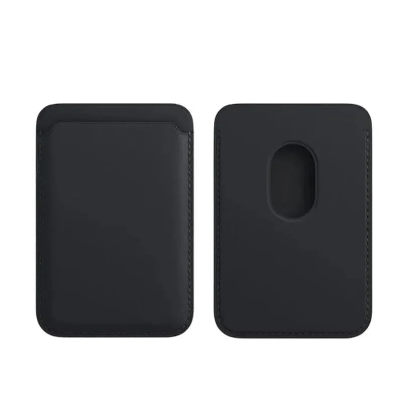 Leather Wallet with Magnetic Closure for iPhone Card Storage