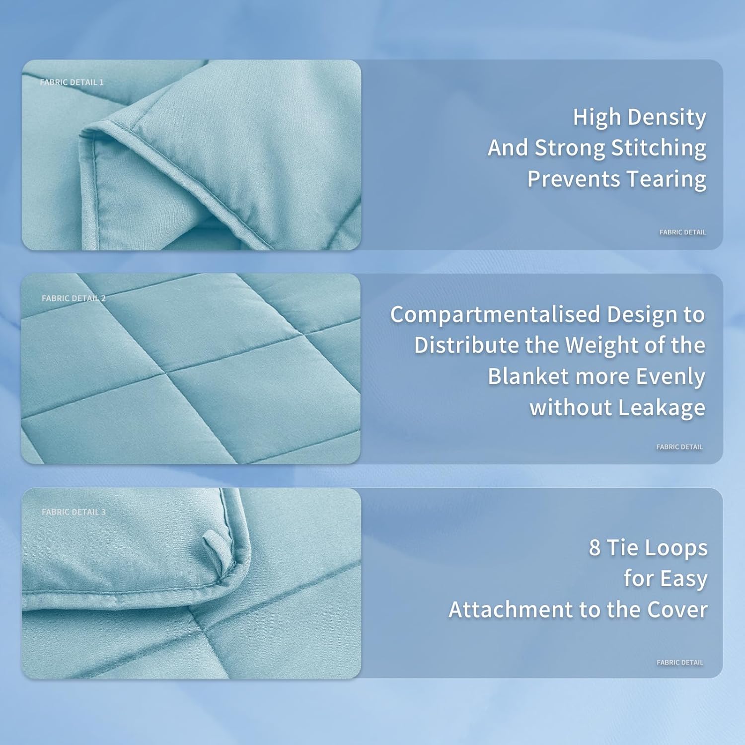 Cooling Microfiber Weighted Blanket for Year-Round Comfort and Relaxation
