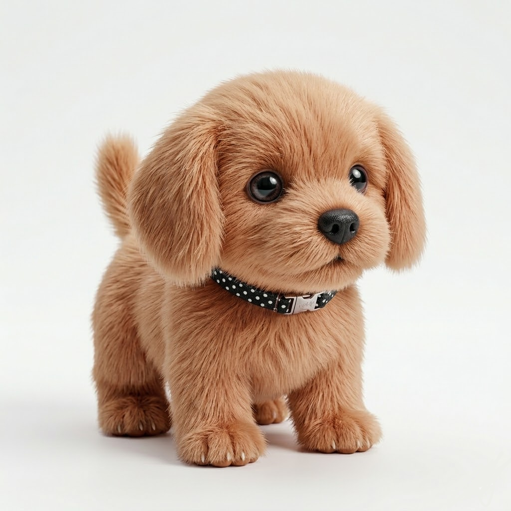 Engaging Plush Puppy Toy with Motion and Sound for Kids