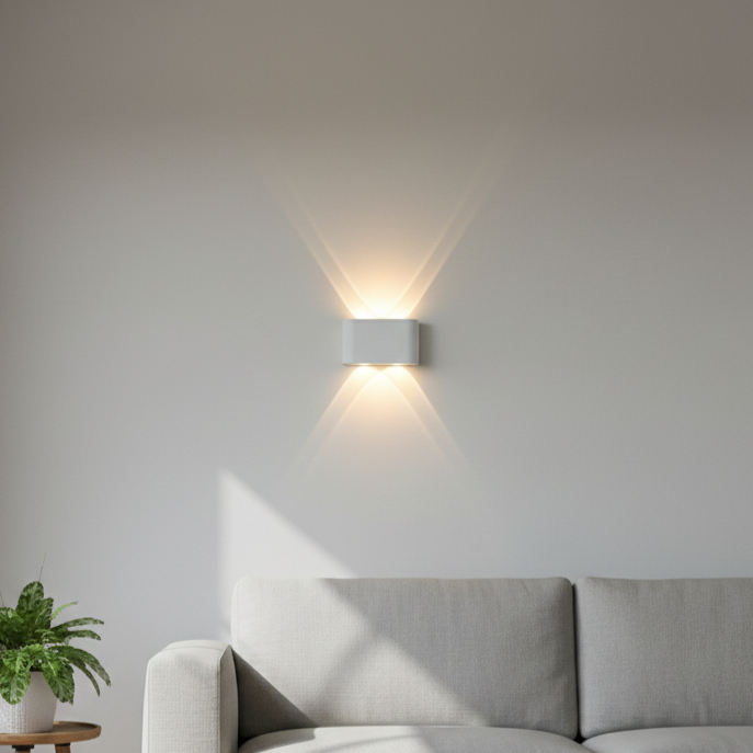 Modern Minimalist LED Wall Light | 2W–8W | Warm, Neutral, Cool White | Indoor IP20