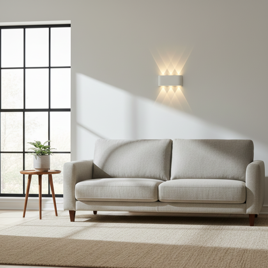 Modern Minimalist LED Wall Light | 2W–8W | Warm, Neutral, Cool White | Indoor IP20