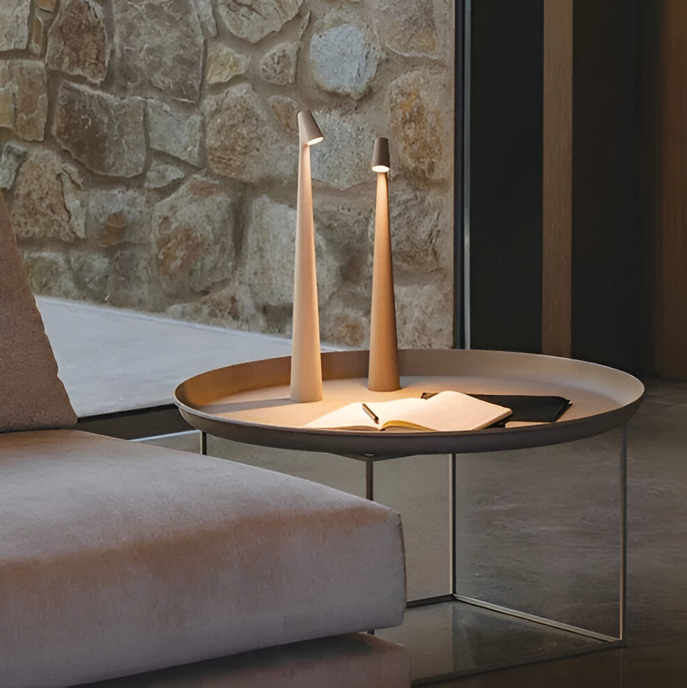 Cordless LED Table Lamp with Elegant Modern Style