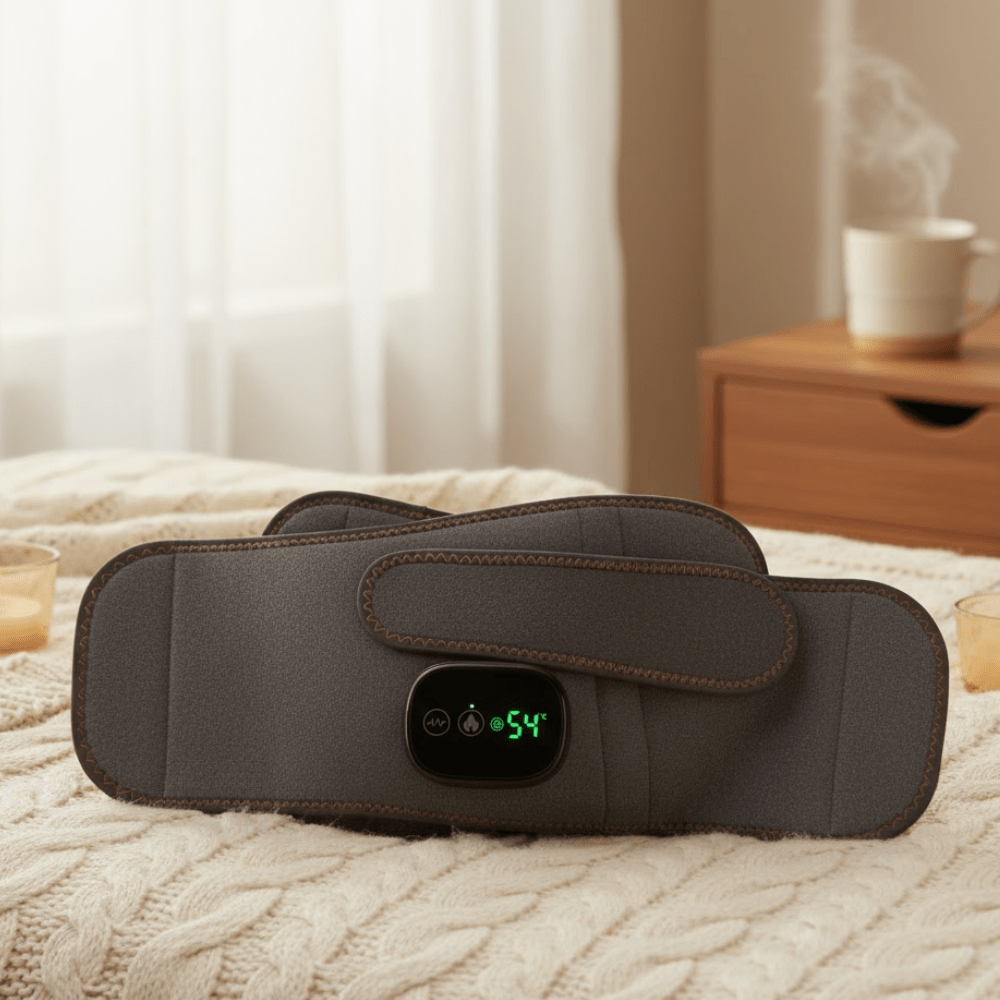 ThermoGlow Lumbar Relief Massager with Heat & Light Therapy