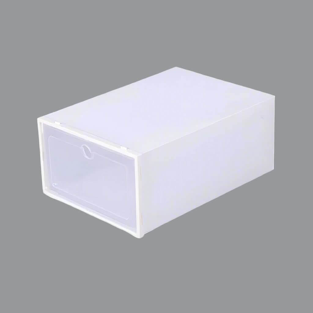 Transparent Stacking Shoe Organizer for Effortless Storage