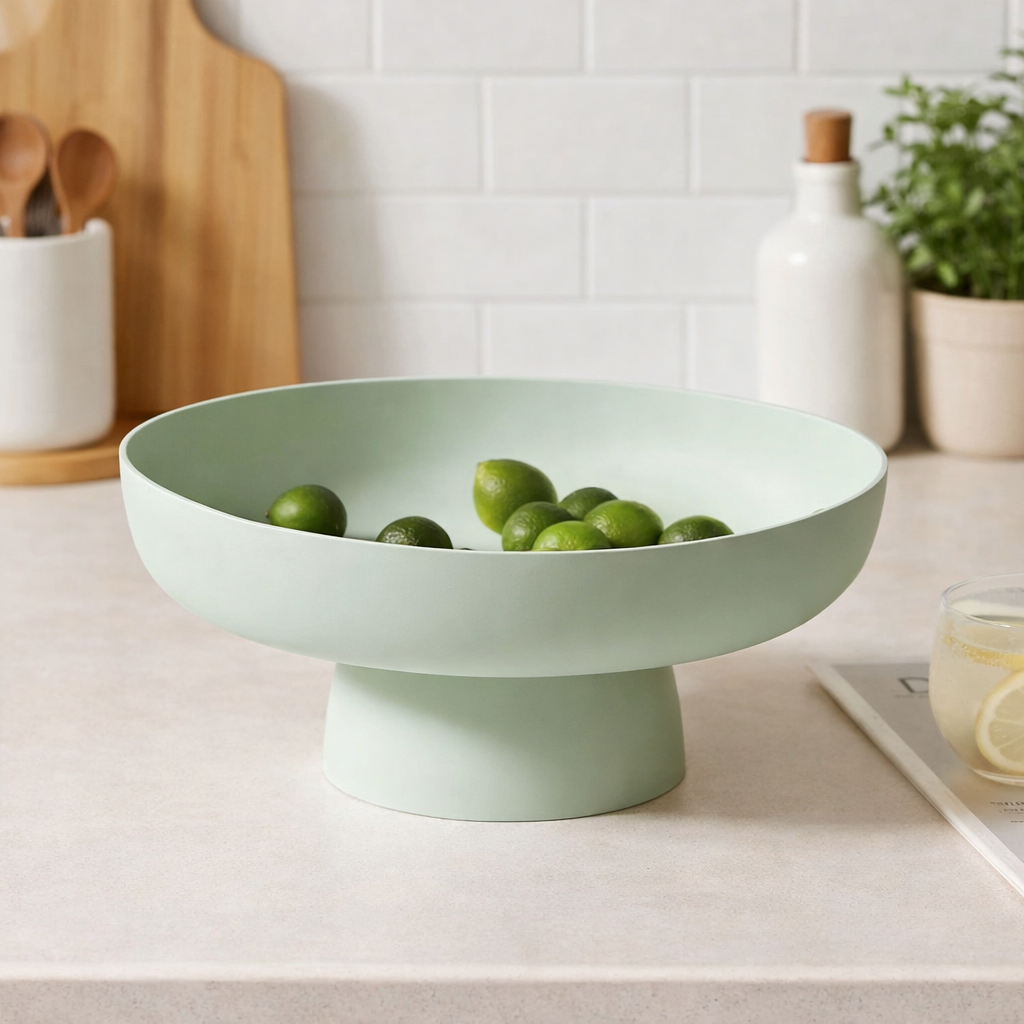 Elevated Ceramic Fruit Display Bowl for Stylish Storage
