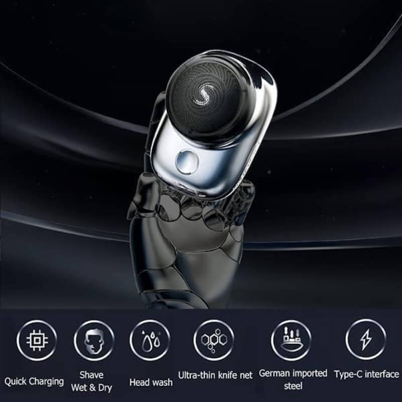 Compact Electric Razor for Men