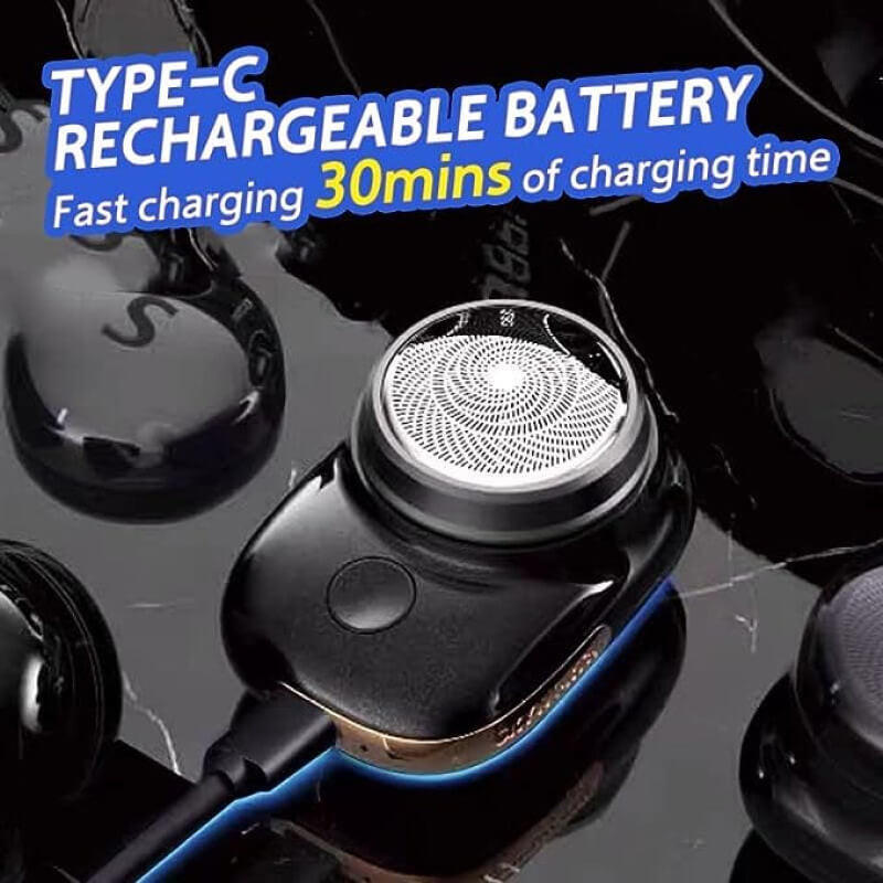 Compact Electric Razor for Men