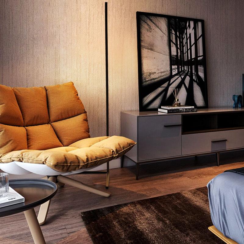 Minimalist LED Corner Floor Lamp: Illuminate Your Space with Elegance