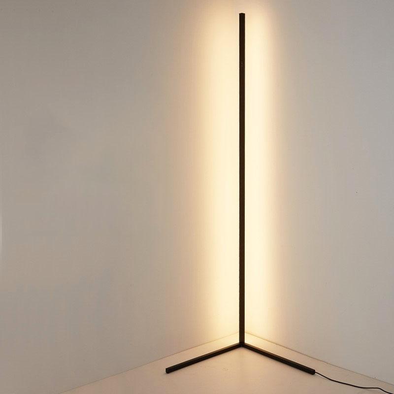 Minimalist LED Corner Floor Lamp: Illuminate Your Space with Elegance