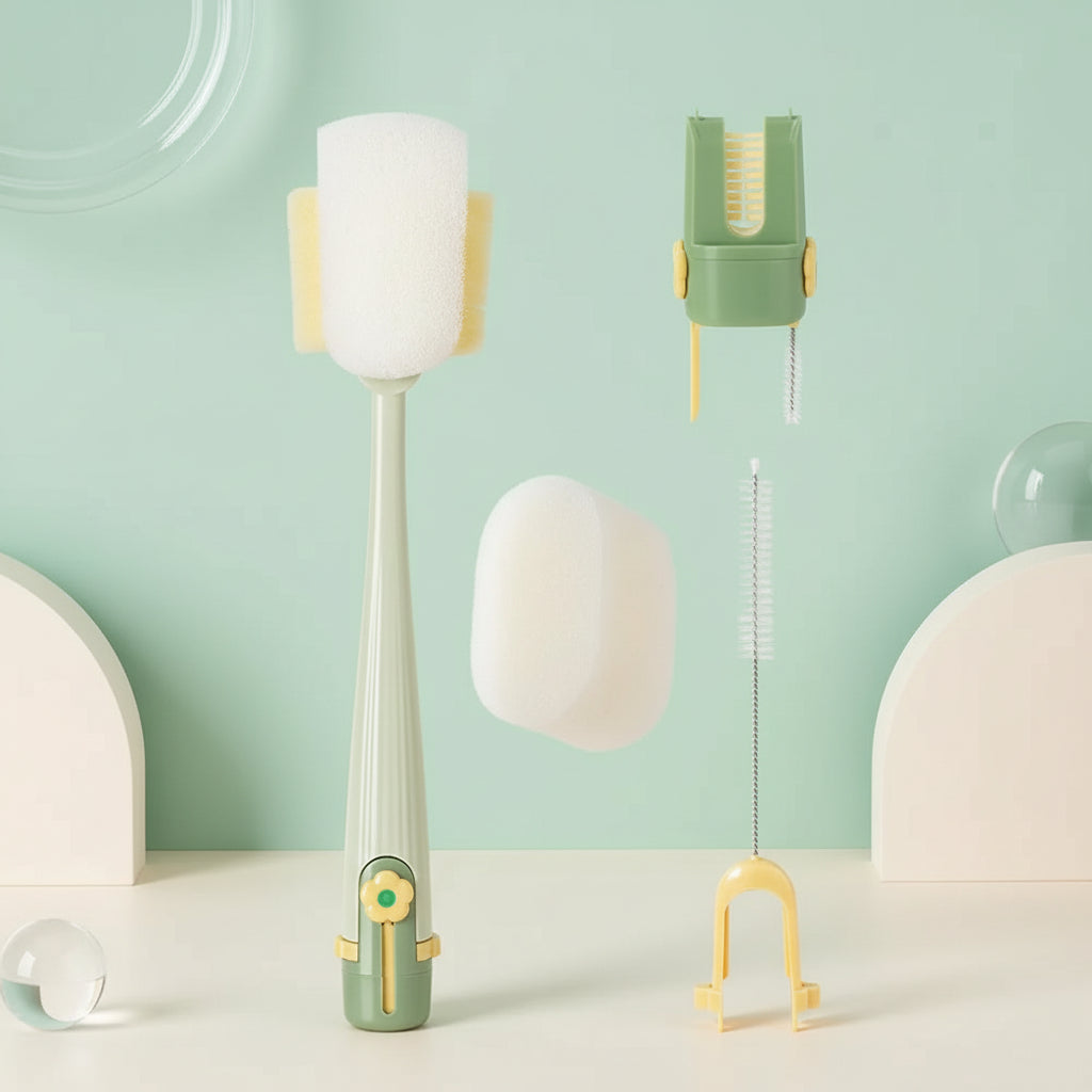 Ultimate 5-in-1 Bottle Cleaning Kit for Effortless Shine
