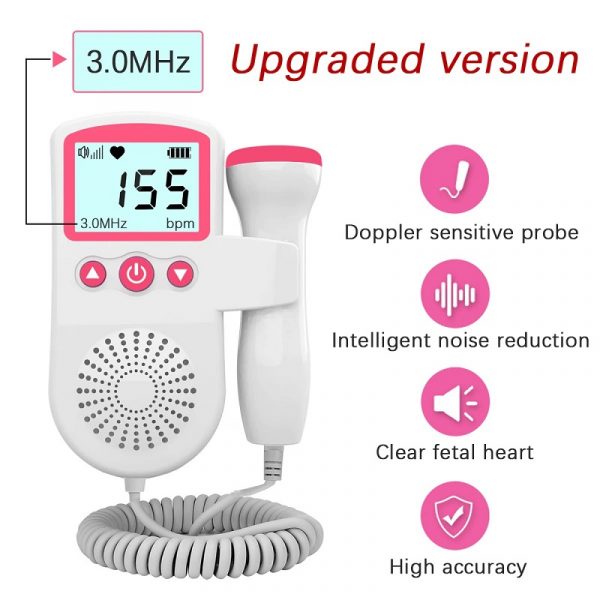 Home Pregnancy Fetal Heart Rate Monitor – Baby Heart Sound Detector