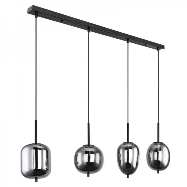 Elegant Aura Hanging Light with Customizable Glass Shades