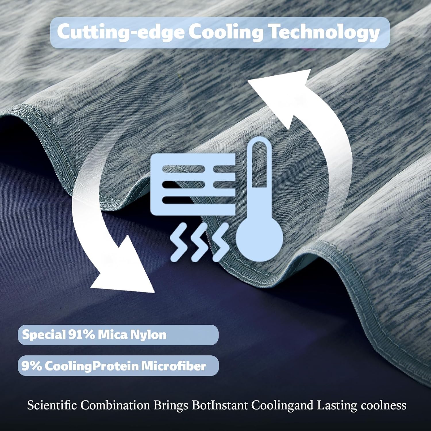 Lightweight Cooling Blanket – Breathable Soft Fabric for Warm Sleepers