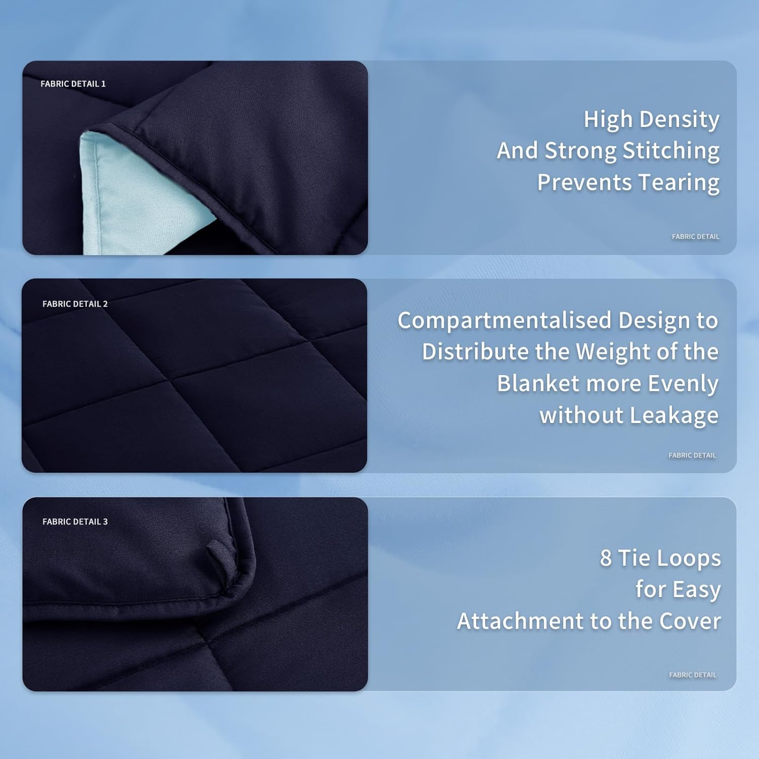 Cooling Microfiber Weighted Blanket for Year-Round Comfort and Relaxation