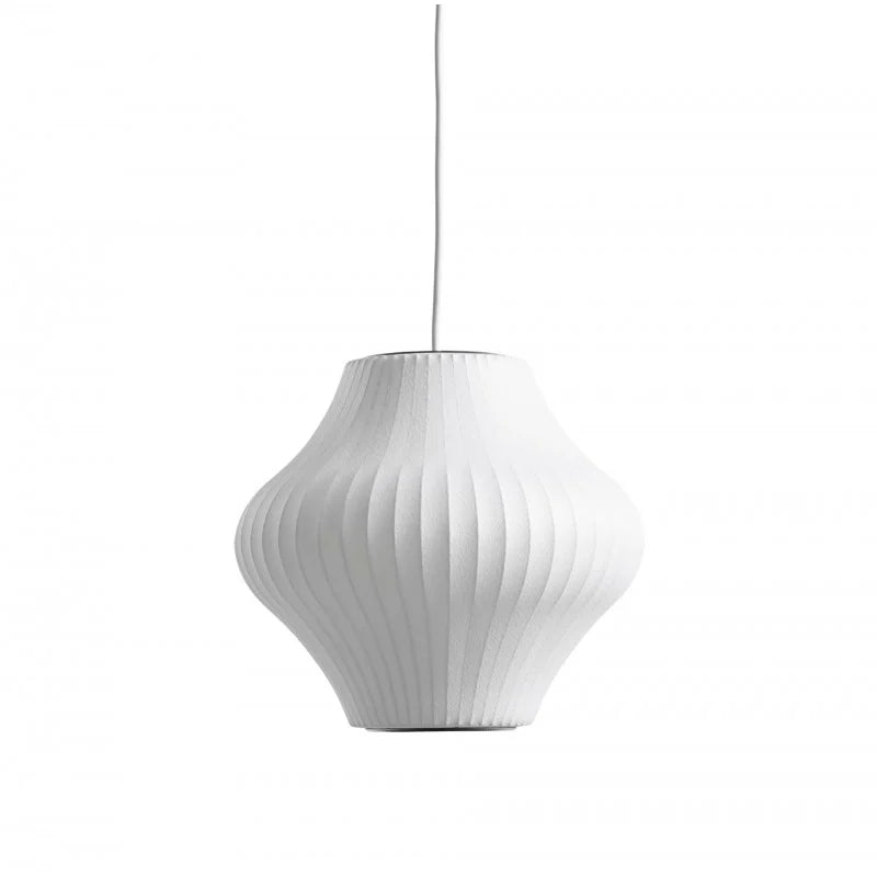 Sleek Silk & Steel Bubble Pendant Light for Modern Spaces