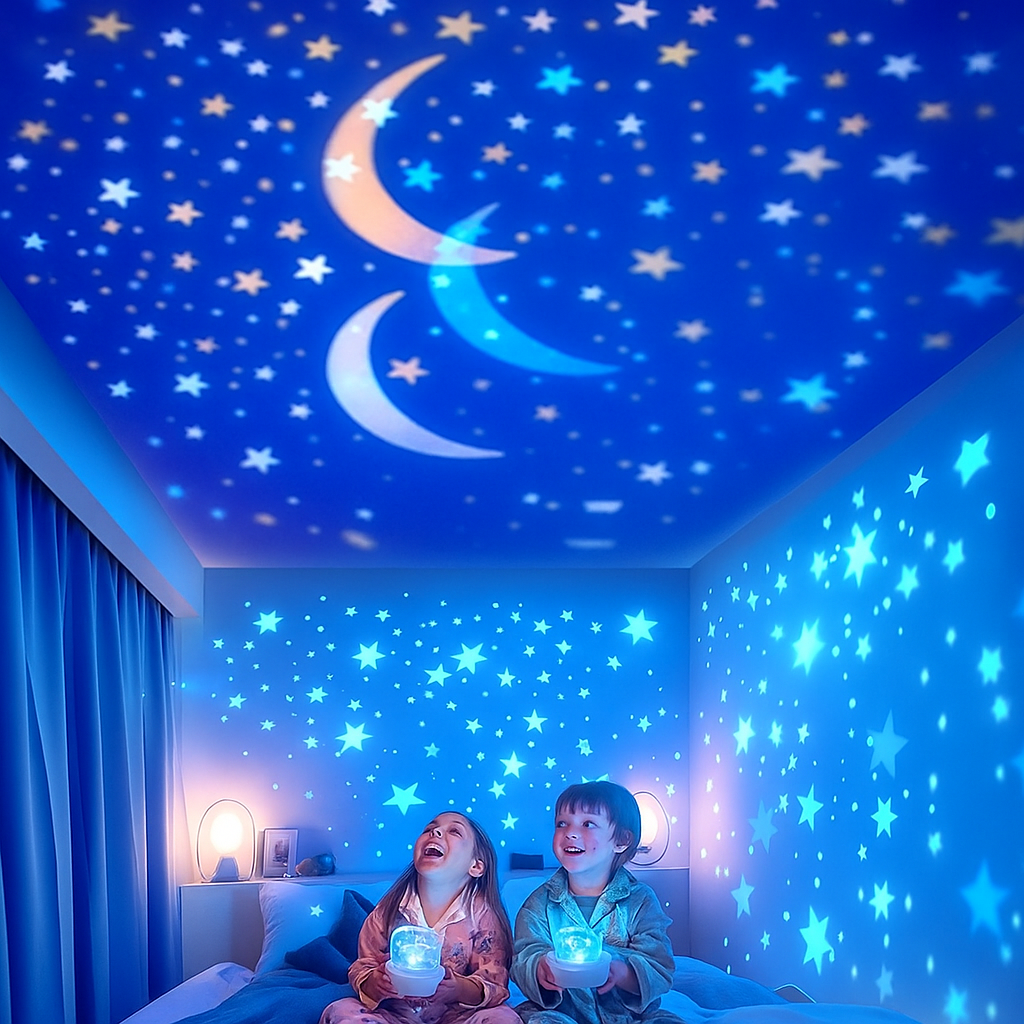 Celestial Dream Projector: Night Light for Kids' Relaxation