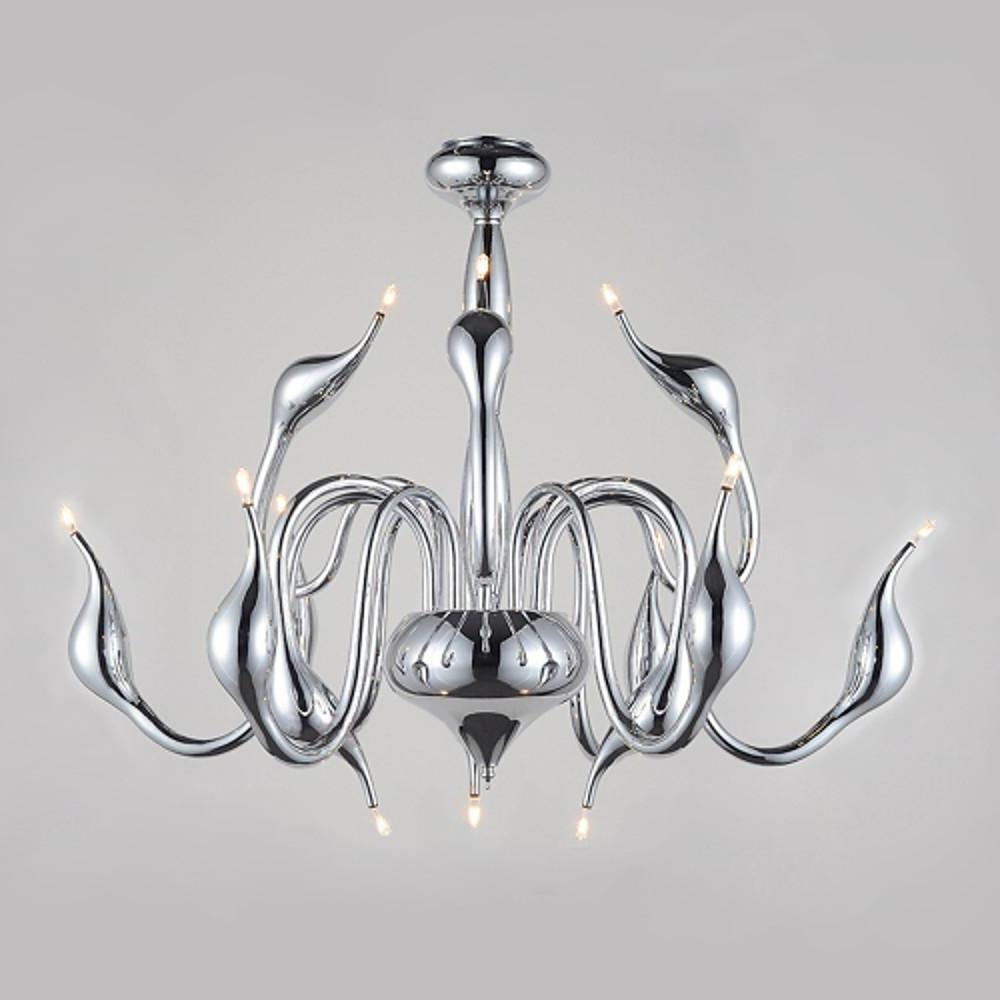24'' Modern Iron Chandelier with Taavita Finish