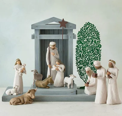 Timeless 20-Piece Nativity Scene Set