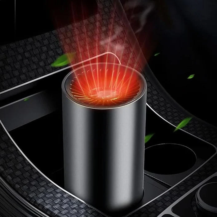 Car Cup Shape Heater and Fan - 360° Adjustable Warm Air Blower