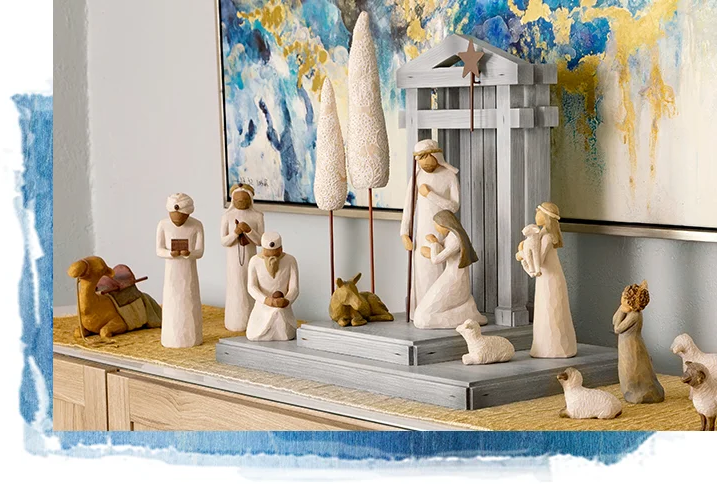 Timeless 20-Piece Nativity Scene Set