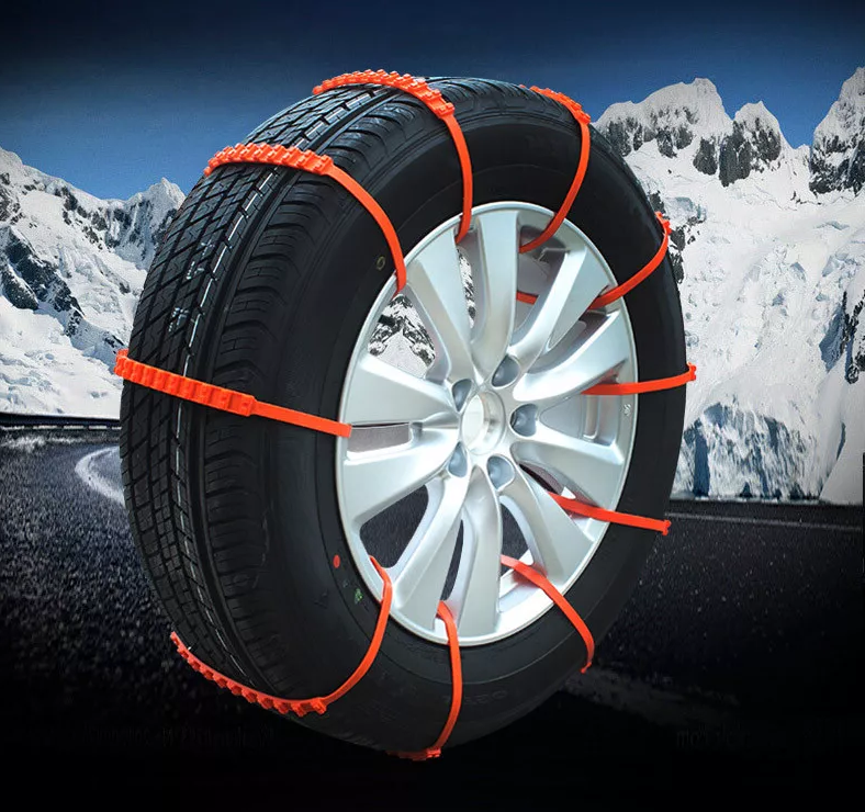 Car Snow Chains - Reusable Anti-Slip Tire Traction Aids