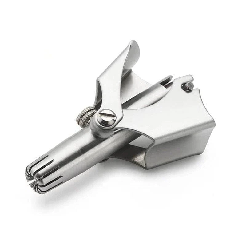 Stainless Steel Manual Nose Hair Trimmer for Men