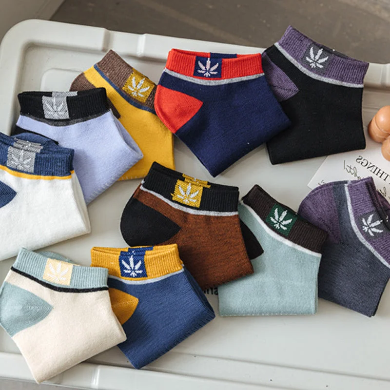 Men's Low Cut Ankle Socks - 20 Pairs of Thin Cotton Sweat-Wicking